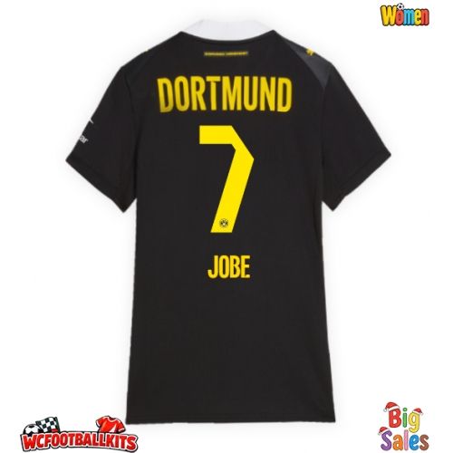 Borussia Dortmund Jobe Bellingham #7 Replica Away Stadium Shirt for Women 2026-27 Short Sleeve